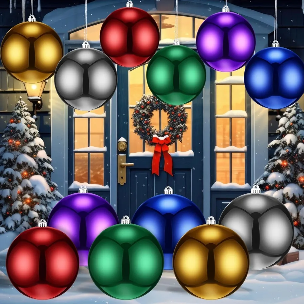 

Christmas 2024 Red Purple Silver Christmas Tree Decorations Green New Year's Eve Decorations Blue) Home Festoon Decoration Decor