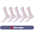 5 Pairs white
