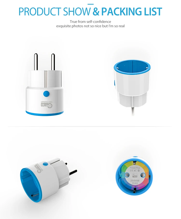 NEO Coolcam Z-WAVE PLUS EU Smart Power Plug Socket Home Automation Alarm Smart H