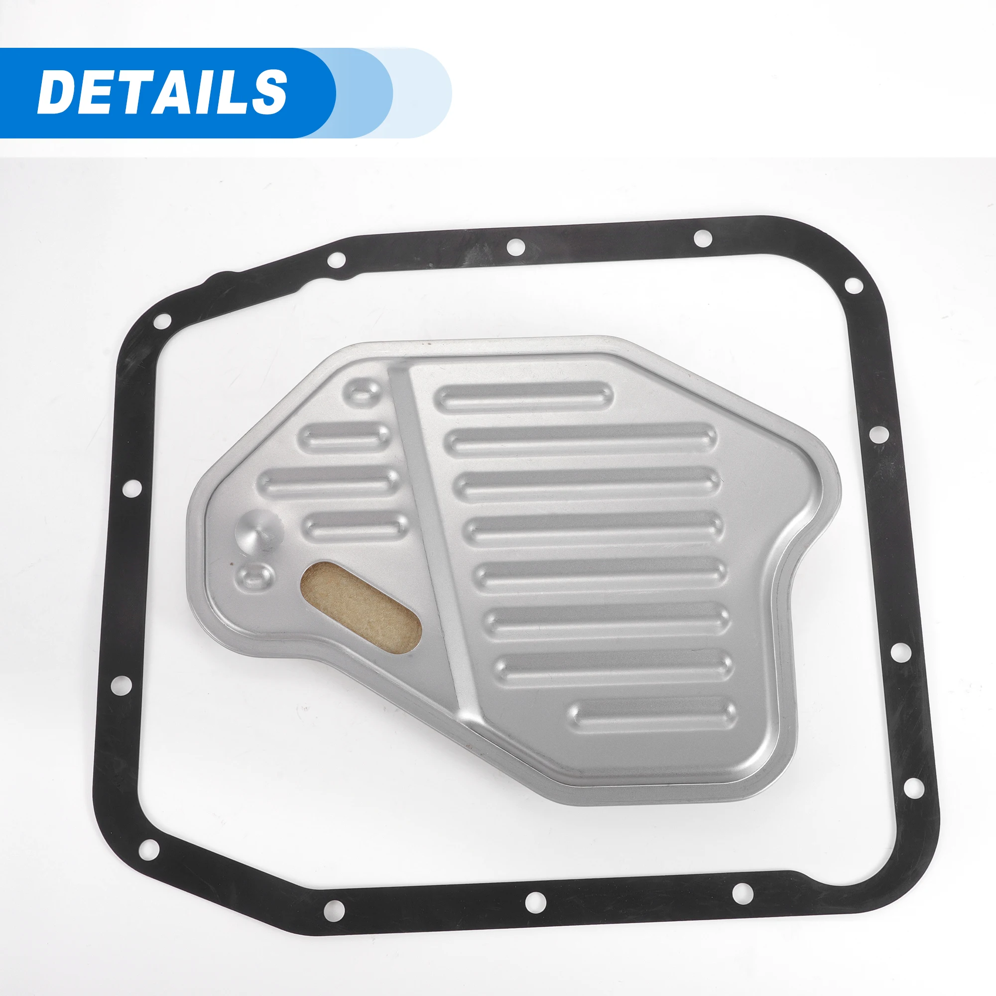 UXCELL AOD-E/4R70W Automatic Transmission Filter CVT Oil Cooler Filter Oil Pan Gasket for Ford Bronco 1994-1996 F2VY7A098A