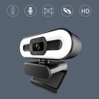 New 4K Webcam Autofocus HD Webcam with Fill Light Rotatable Laptop Webcam PC Computer Camera with Microphone for Youtube Video - Image 2