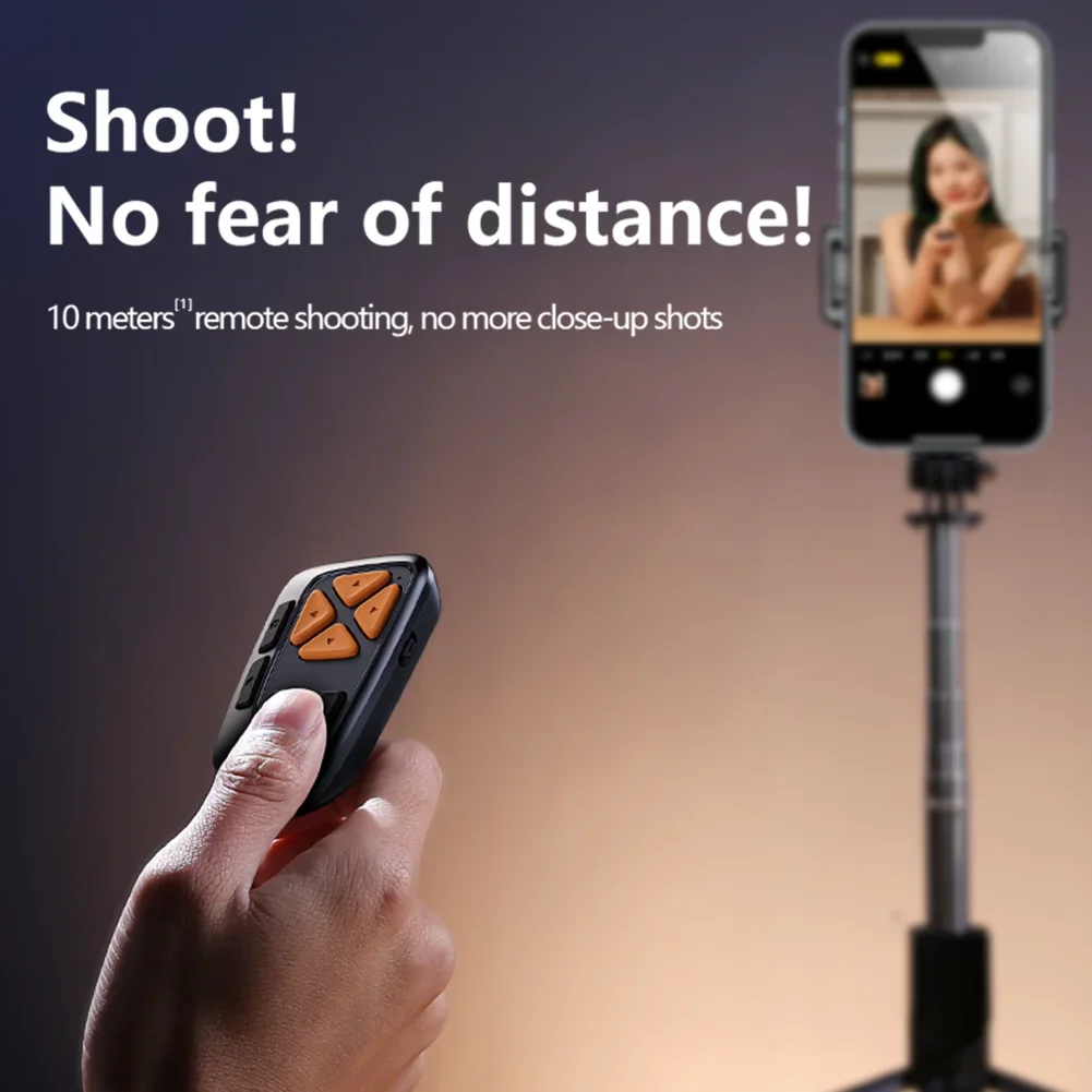 Bluetooth Remote Control Wireless Page Turner Camera Shutter Button For Kindle App Remote 10M Control Range For Phone