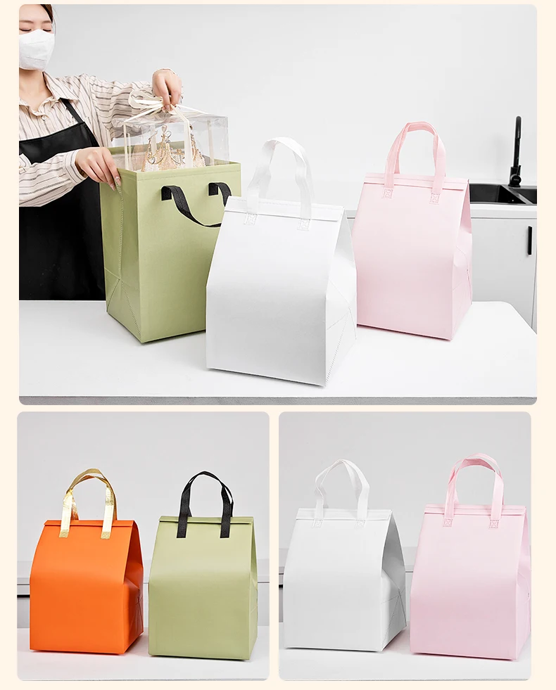 Large Capacity Aluminum Foil Insulated Bag, Disposable Thermal Cake Preservation Pouch,... - SKU AFIB1556 - UGI Packaging