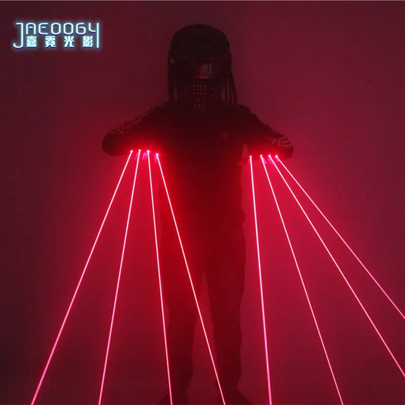 Red Laser Gloves Nightclubs Stage Performances Fluorescent Props LED Luminous Glasses Music Festival