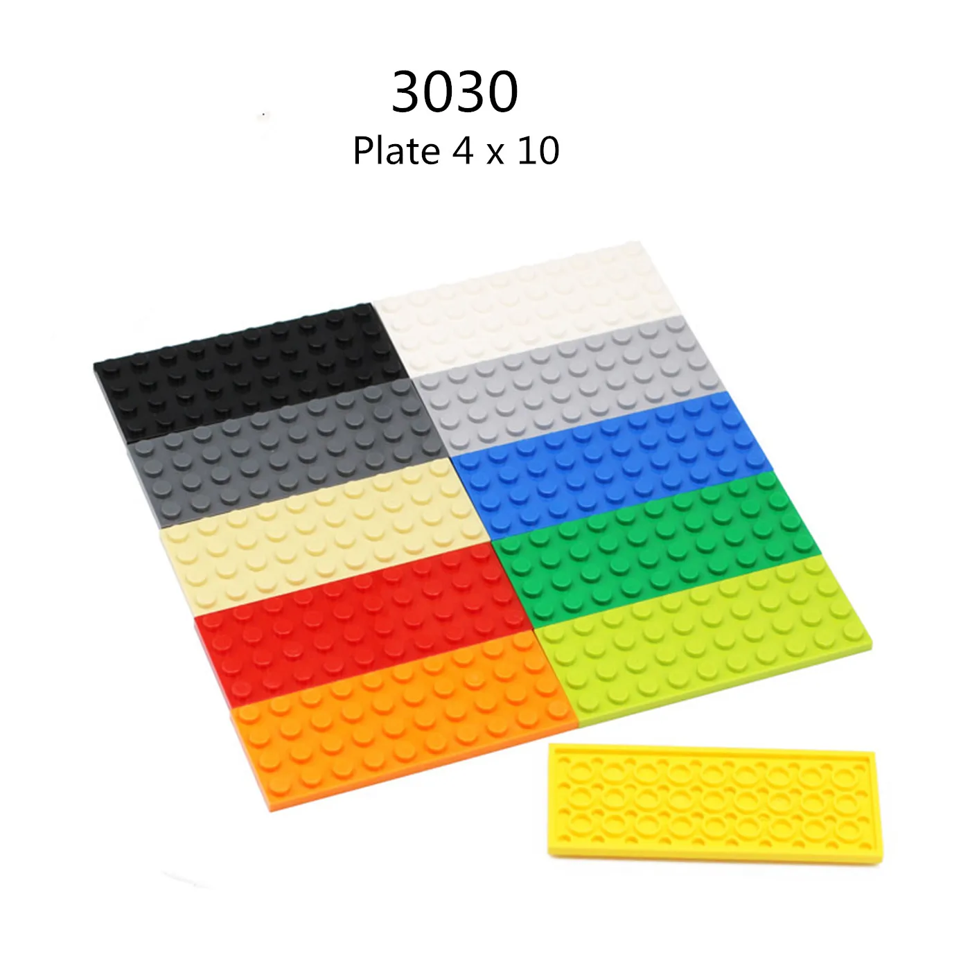 1 Pcs Building Blocks 3030 Plate 4X10 Brick Collections Bulk Modular Gbc Toy Per High-Tech Moc Set