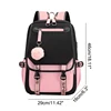 Teen Girl School Backpack with USB Charging Port 15.6 Inch Laptop Bag Water Resistant Nylon School Bookbag New 2023 6