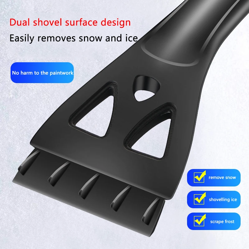 Winter Car Ice Scraper Handle Snow Removal Shovel Scalable Car Windshield Cleaning Scraping Tool Window Clean Tool Parts