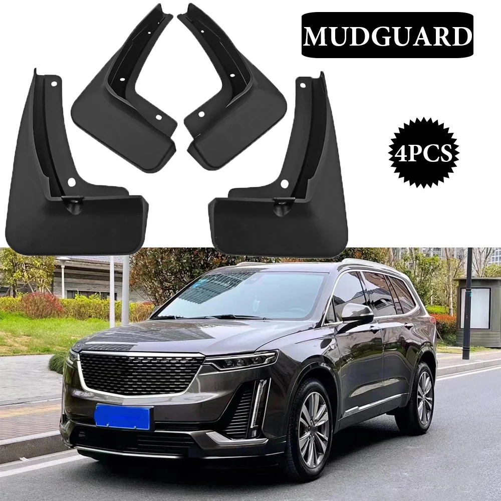 

High quality Car Mud Flaps For Cadillac XT6 2019 2020 Mudflaps Splash Guards Mud Flap Mudguards Fender Front Rear