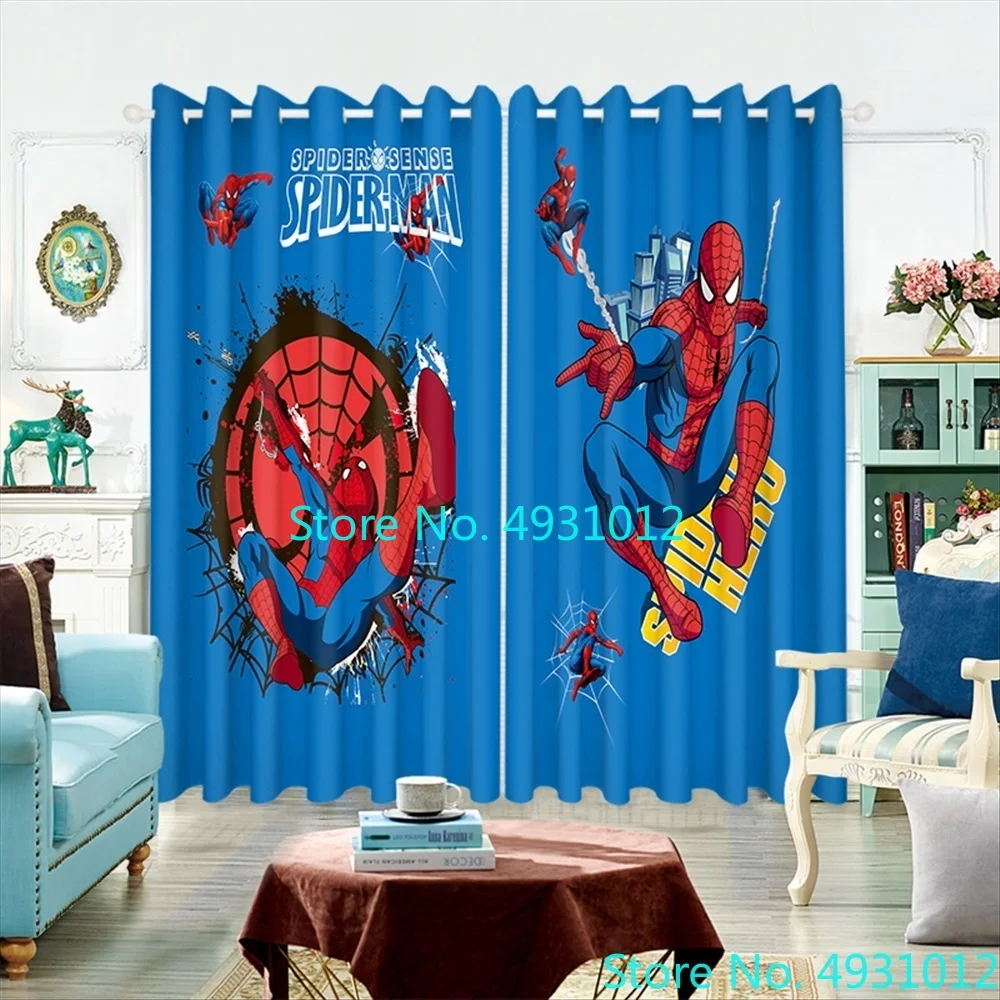 Gúnyrajz bosszúállók Dalia spiderman Összeesés Függöny fiúknak Hálószoba children's szoba Korán kifejlett Didaxis Középcsatár ablum Sötétítőfüggöny 160x184cm