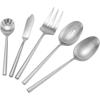 5-Piece Hexagon Flatware Set 1