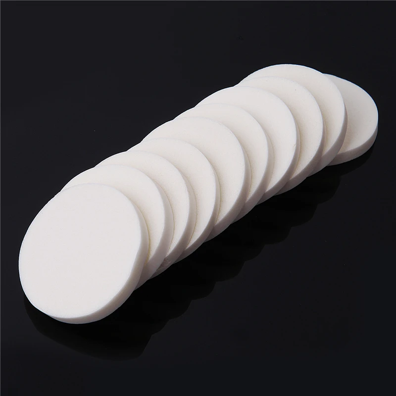 10 pieces of puffed makeup sponges for cosmetics, soft makeup sponge for women, foundation for face makeup, puffed powder sponge.