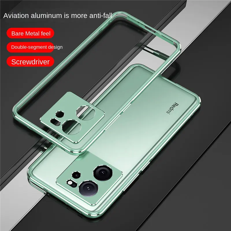 For Xiaomi 13T Pro 13TPro Case Deluxe bumper Ultra Thin Aluminum Shockproof Metal Frame Hard Cover for Xiaomi Mi 13T Xiaomi13T