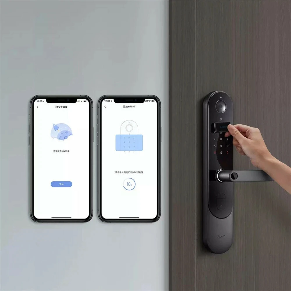 Original Aqara Smart Door Lock NFC Card for Aqara Smart Door Lock N100 N200 P100 D200 Series EAL5+ Level Safety Program control 2