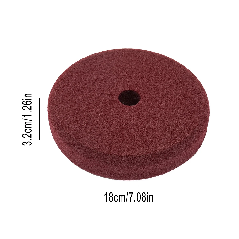

3PCS 7inch 180mm Sponge Foam Buffing Pad Set Thread Auto Car Waxing Polishing Pad Kit For Car Polisher Power Tools Accessories
