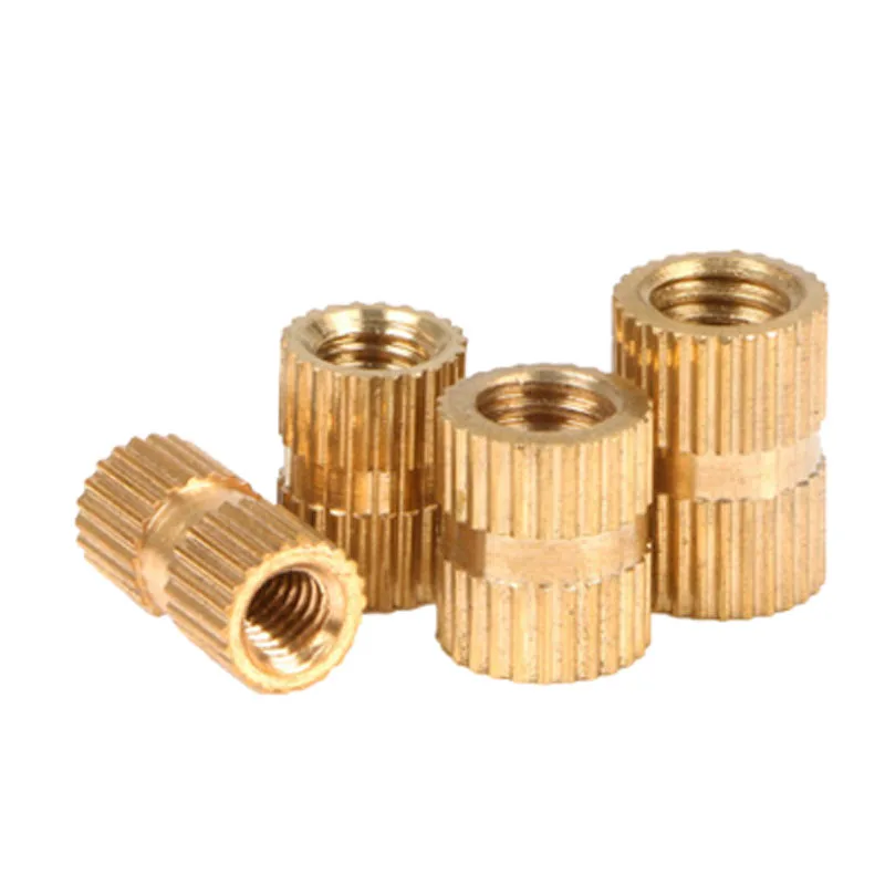 30pcs M2.5 Double-ended through hole straight grain knurling copper nut pressure riveting nuts embedded parts TPYE3197 |