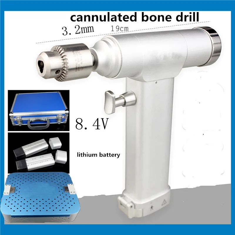 

Небольшой питомец, ортопедический инструмент, медицинская миниатюрная косточная дрель, хирургия рук и ног, полая электрическая дрель, литиевая батарея