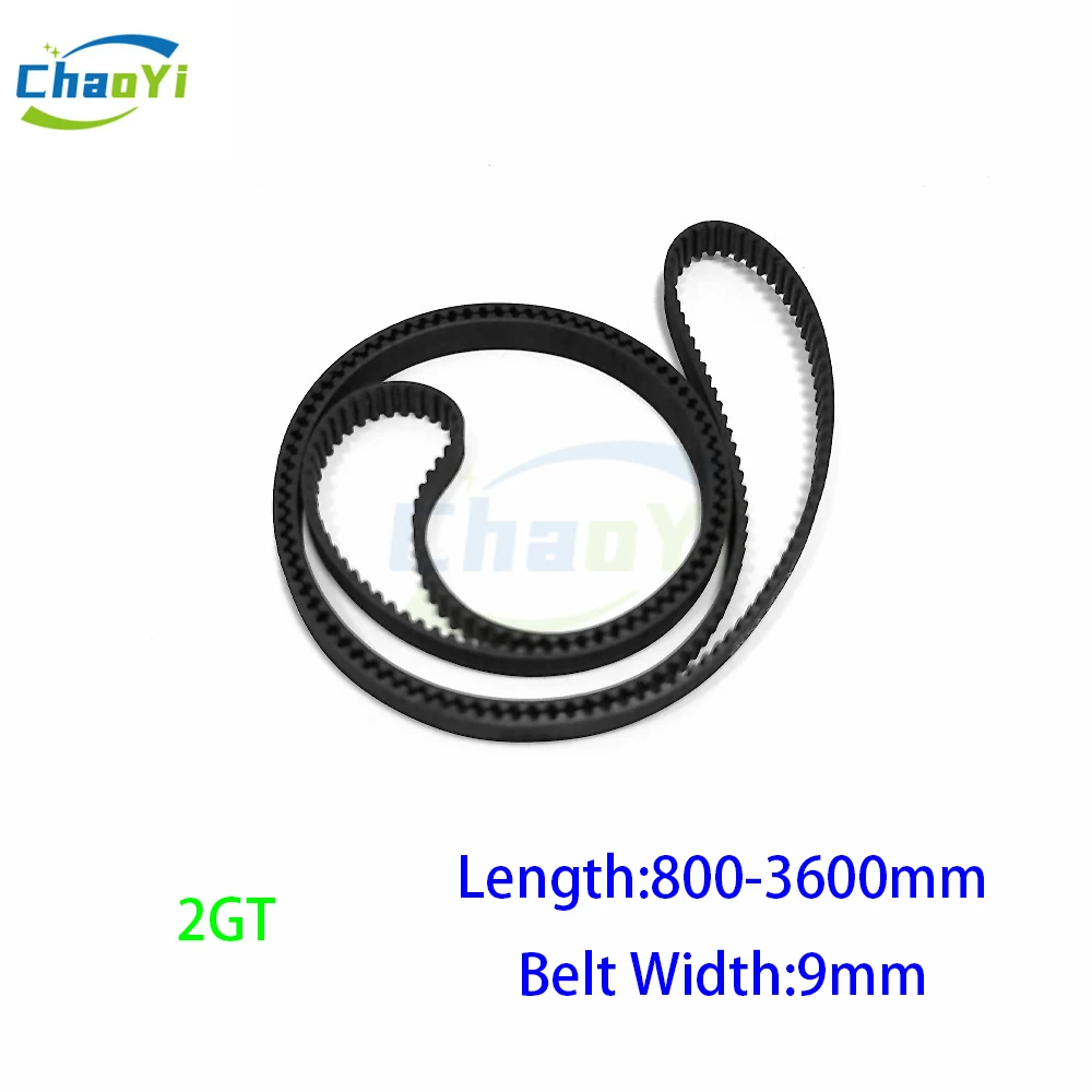 GT2 Closed Loop Rubber Timing Belt Pitch Length 800 3000 3230 3600mm