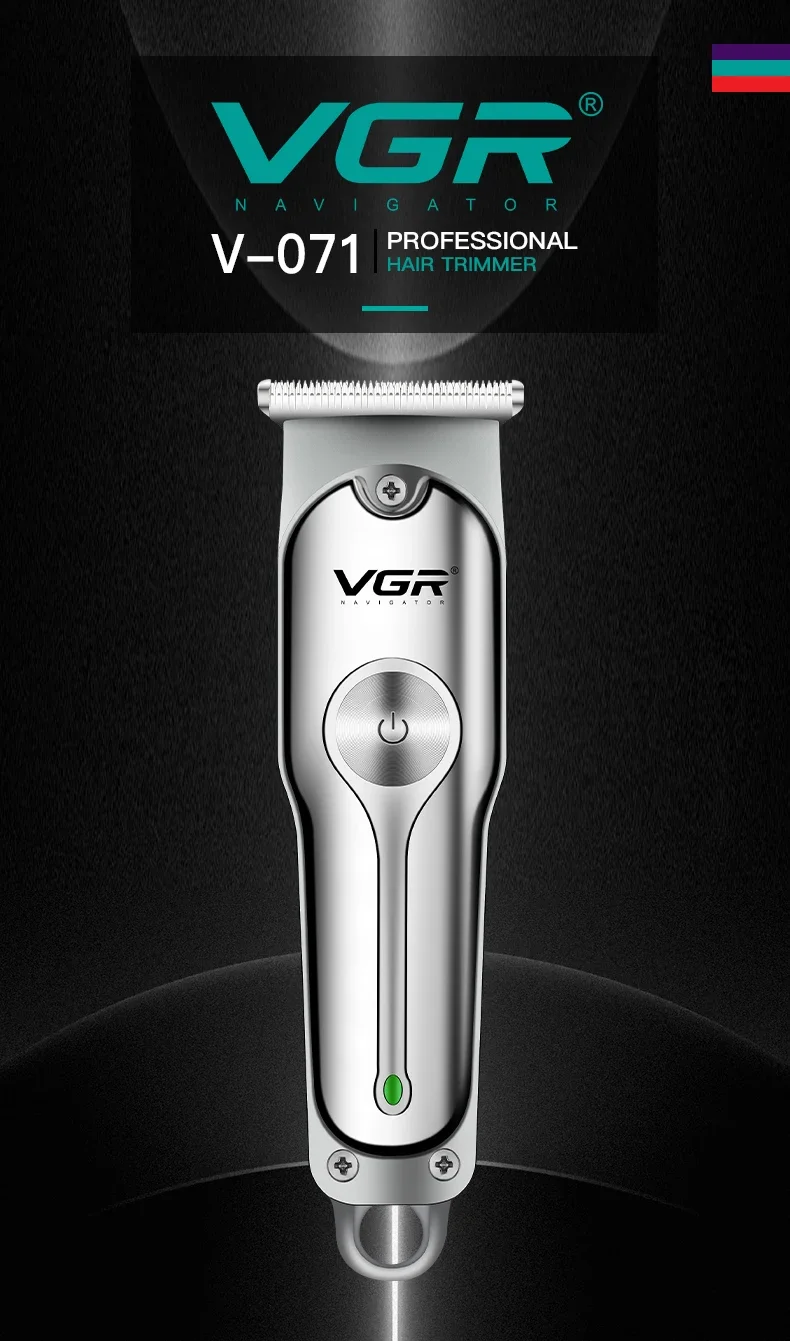 Professionell hårtrimmer för män vgr sladdlös precision_voghion.com