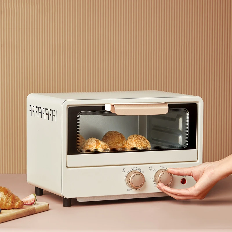 12L Electric Oven New Home Small Baking Egg Tart Multifunctional Mini Small Capacity Oven Microwave 220V 6