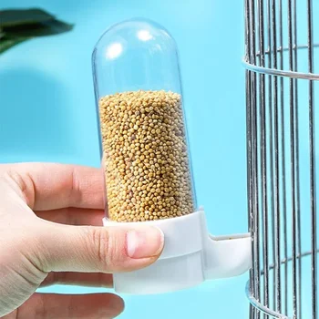 Hanging Pet Feeder Squirrel Parrot Water Dispenser Pet Bird Food Box Cage Accessories Birds Supplies 4