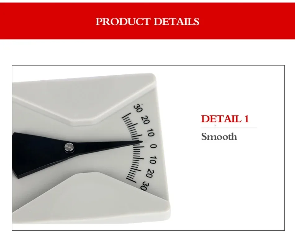 New Glasses Professional Measuring Tool Eye Angle Ruler Inclinometer Optical Measuring Instrument Protractor