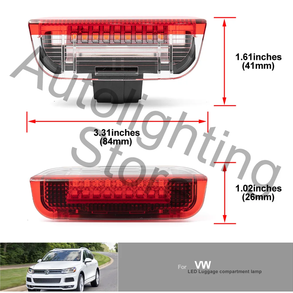 Lampe LED pour coffre de voiture, éclairage pour coffre de voiture,  éclairage intérieur pour VW Touareg II 10-18 VW Golf Plus 05-07, 1 pièce -  AliExpress