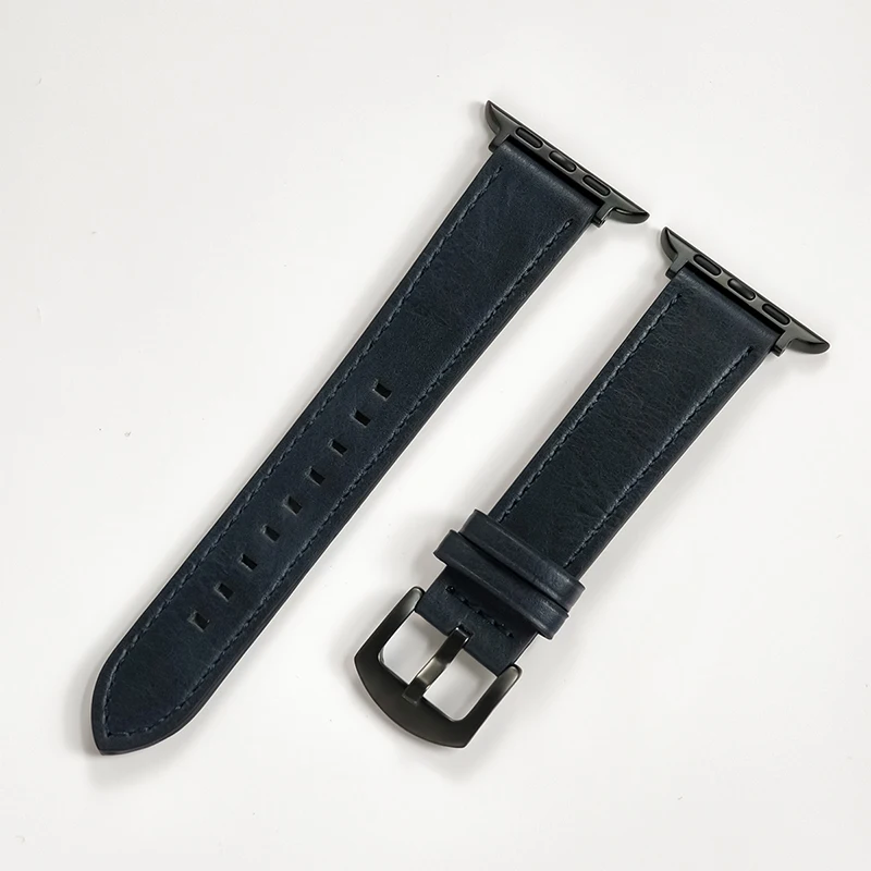 Premium Leather Strap for Apple Watch - Men's High-Quality Band