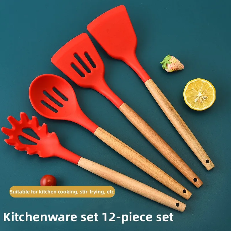 0134Kitchen utensil sets Cooking tool set made silicone Heat Resistant Silicone Kitchenware kitchen accessories