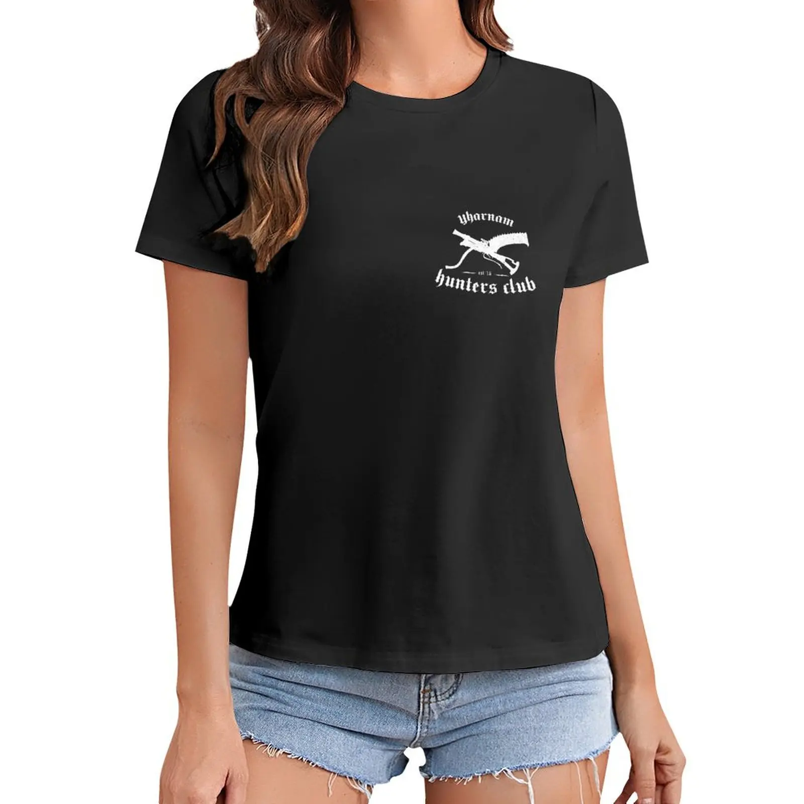 

BLOODBORNE : HUNTERS CLUB T-Shirt sweat Blouse shirts graphic tees Women tops