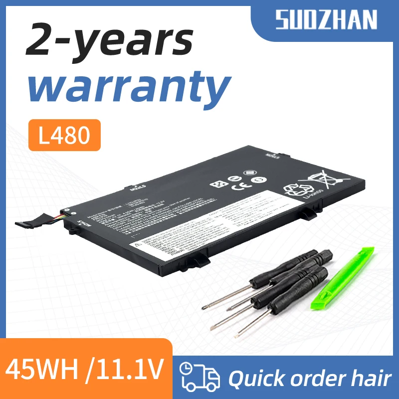 

L17C3P52 Battery Replacement for Lenovo ThinkPad L480 L490 L580 L590 L14 L15 L14 Gen 2 L15 Gen 2 Series L17M3P53 L17L3P52 L17C3