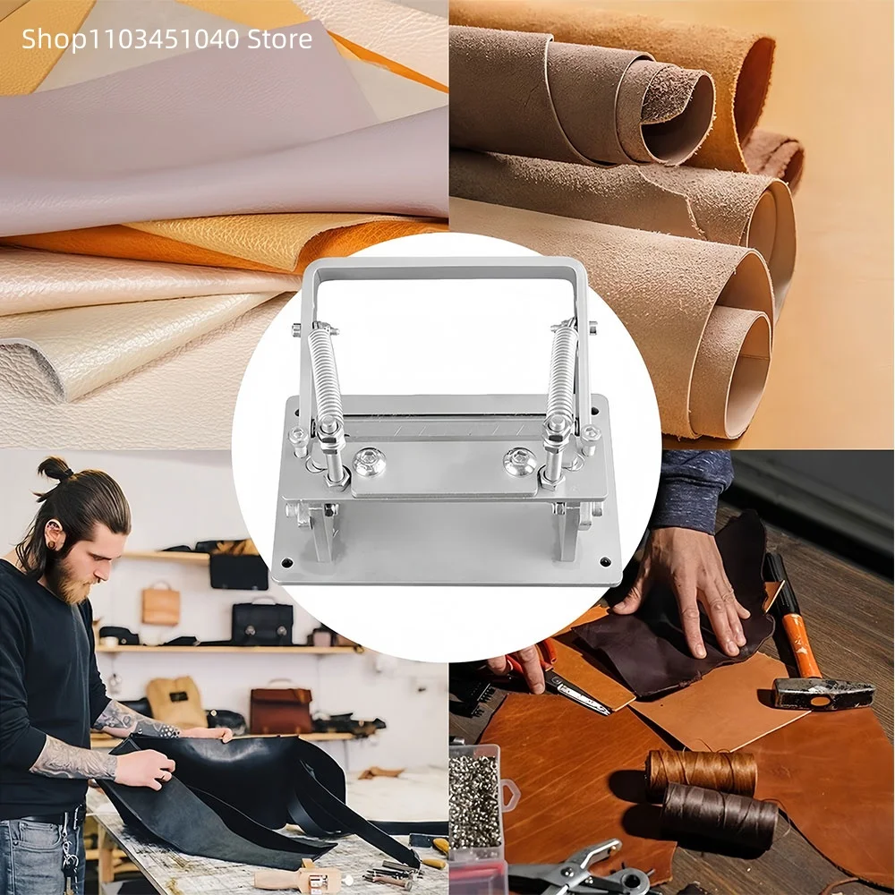 Manual Leather Skiving Machine Strip Belt Thinning Skiver Splitter Cowhide Leather Peeling Machine DIY Strap Cutting Tools