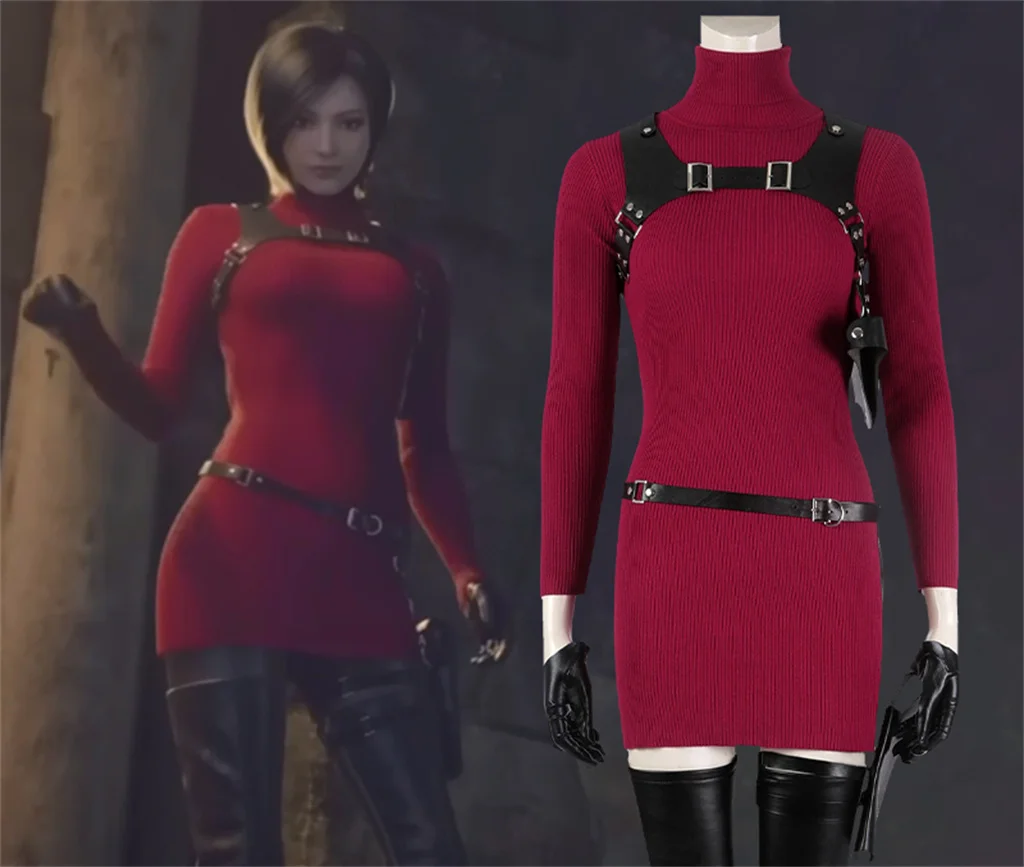 Resident Evil 2 Remake Ada Wong New Edition Cosplay Costume