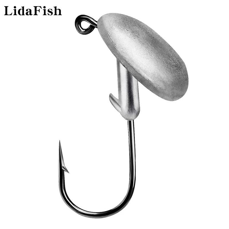

LIDAFISH 5 шт. 2 #-3/0 # острый коленчатый крючок рыболовный крючок антикоррозийный 3.5g 7g 10g 14g свинцовый крючок из высокоуглеродистой стали