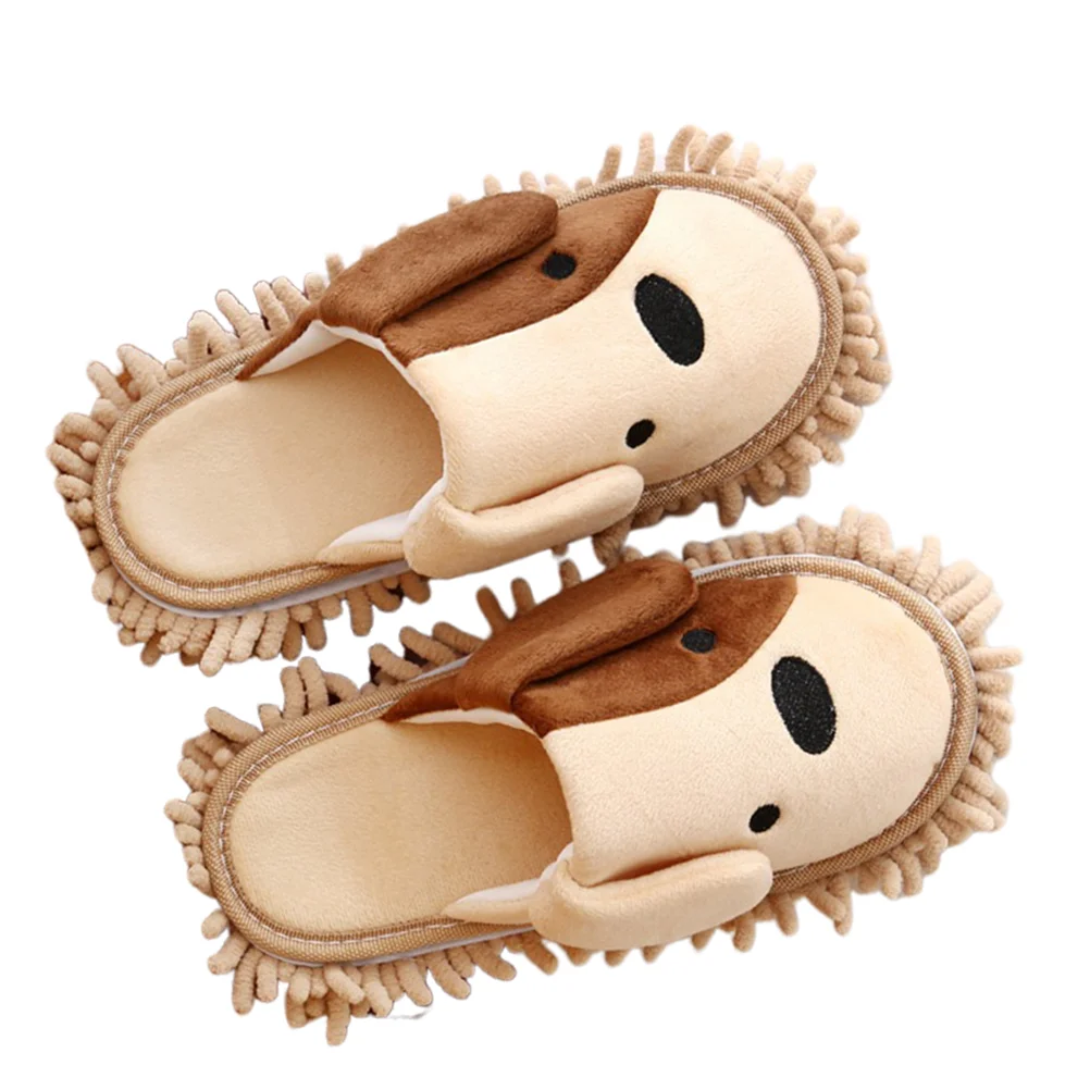 

1 Pair Floor Mopping Slippers Wear-resistant Women Slipper Floor Cleaning Slippers - Size M