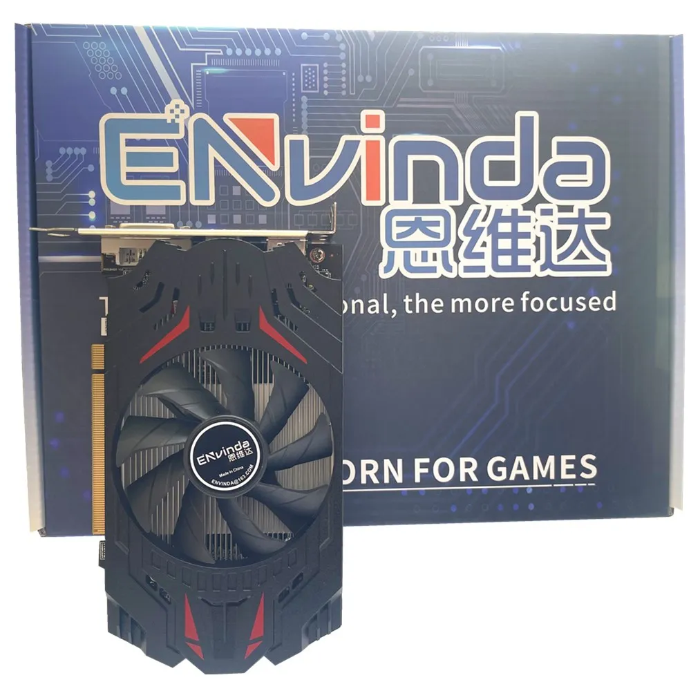 graphics card for pc ENVINDA RX550 4GB GDDR5 New Graphics Card 128bit Video Cards For AMD Radeon display card for pc