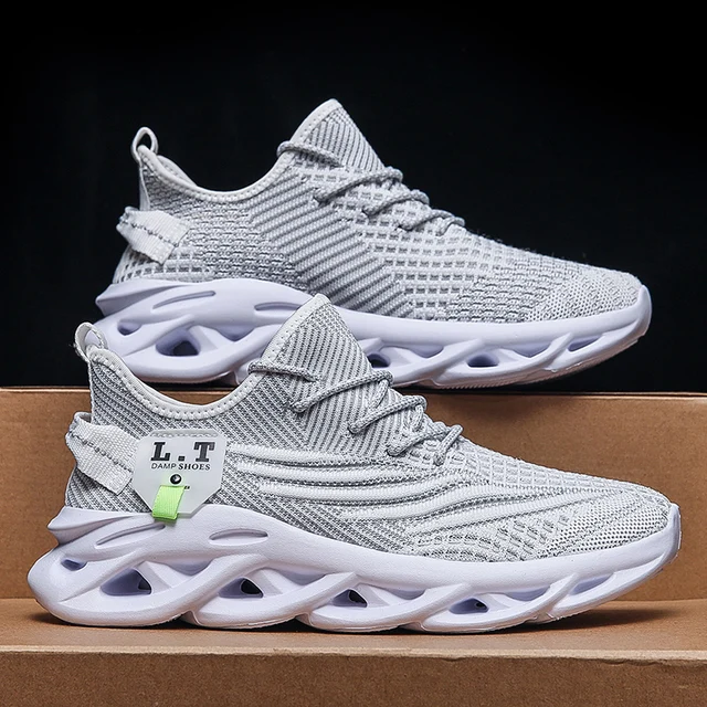 Men's Casual Walking Shoes | Breathable Mesh Upper | Lace-Up Straps | Lightweight Eva Sole | Comfortable All-Season, Suitable for Running and Casual Wear | Flexible Footwear | Solid Color, Stable Inversion.