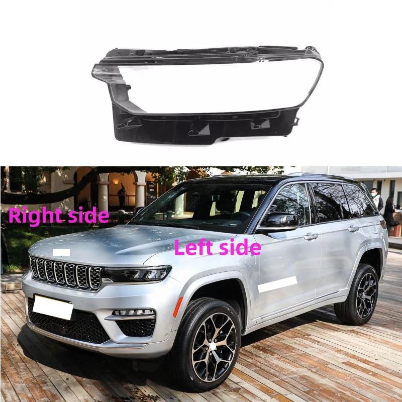 

For Jeep Grand Cherokee 2022 2023 2024 Car Headlight Shell Replacement Headlight Cover Headlamp Lens Headlight Glass