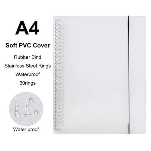 A4/B5/A5 Loose Leaf Refill Binder Notebook Blank/Line/Grid/Cornell Replacable Metal Ring Office&School Supplies Stationery - Image 23