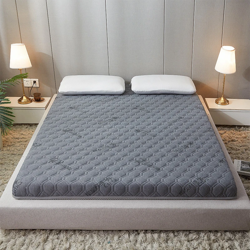 Natural Latex Sponge Mattress Soft Pad Thickened Floor Folding Bed