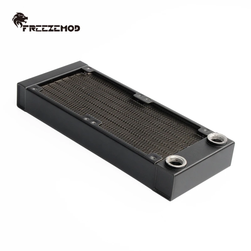 

Freezemod 27mm Thickness PC Radiator Aluminum Water Cooling Heatsink for 80mm Fan Computer Cooler G14'’