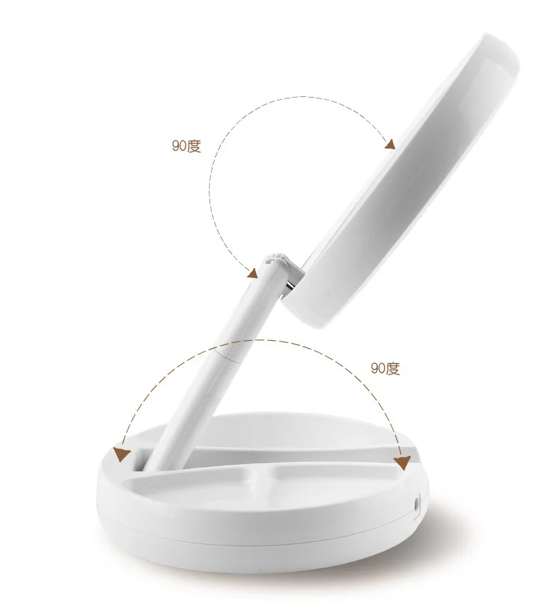 Description Picture 3 of item16 Leds Makeup Vanity Mirror Light 10X LED mirror light LED makeup mirror with led light зеркало для макияжа espejo maquillaje