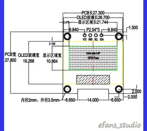 0.96인치 I2C IIC 128x64 흰색 OLED LCD LED 디스플레이 모듈 패널 SSD1306 SSD 1306 드라이버(아두이노용) 저전력 소비