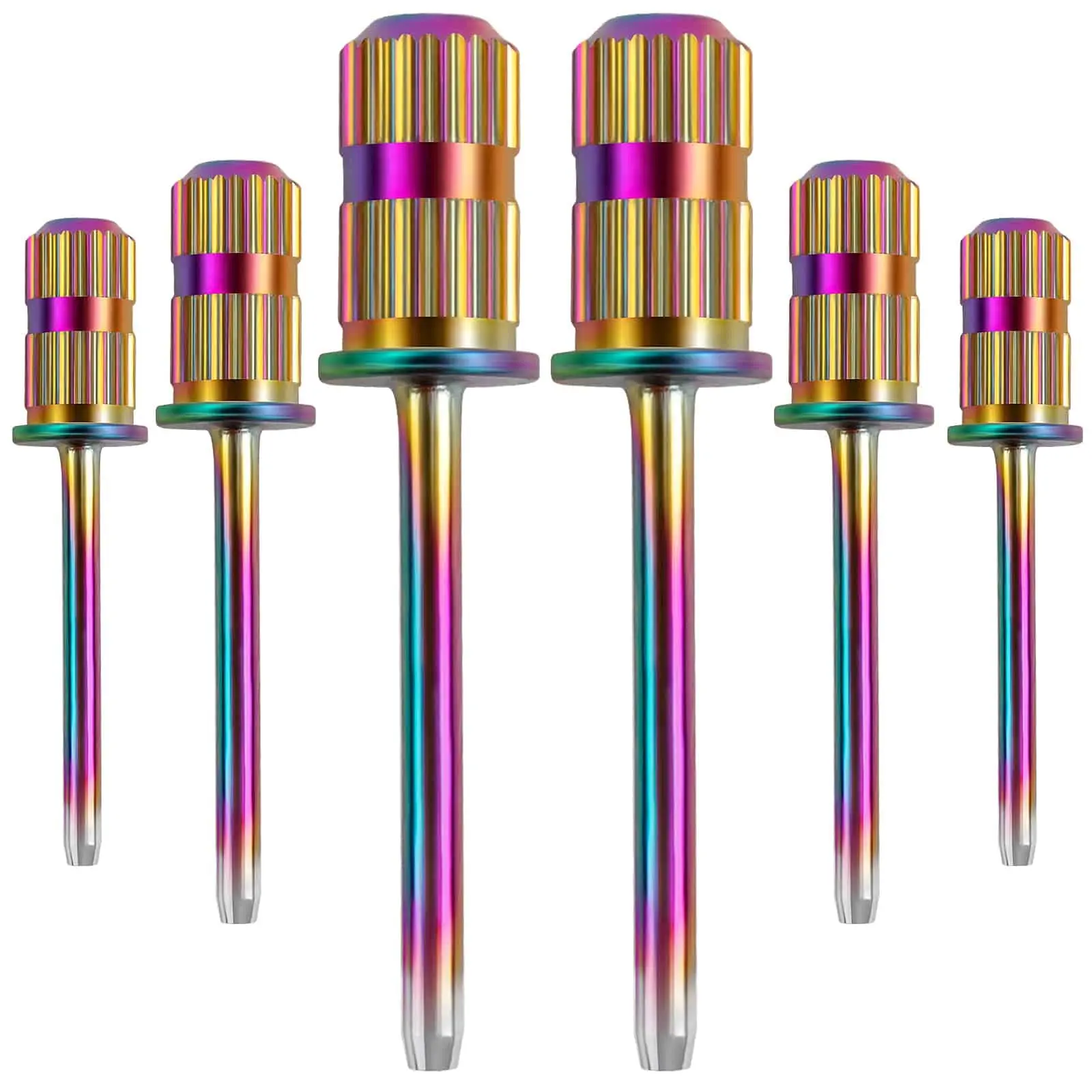 6pcs Mandrel Bits for Nails Sanding Bands 3/32" Nail Drill Bit