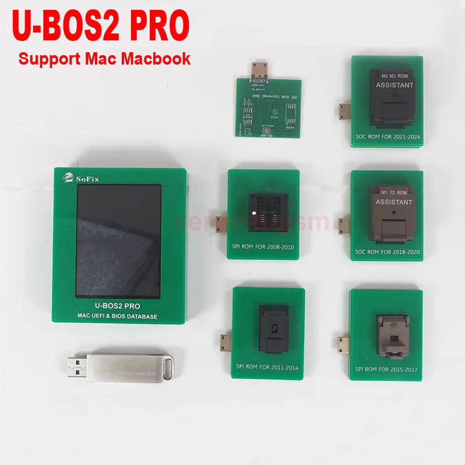 소픽스 U-BOS2 프로 UEFI&BIOS 데이터베이스 프로그래머 유니버설 보드 원 U 디스크 맥 맥북 아이맥 프로 에어 2008-2024년형 지원