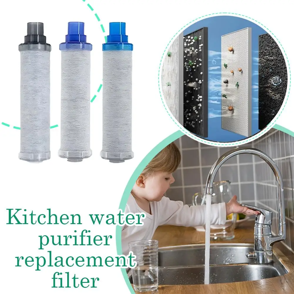 ไส้กรองน้ำสำหรับเครื่องกรองน้ำในครัว 1 ชิ้น รุ่น JFk12 k11 k10 สำหรับระบบกรองน้ำในครัวเรือน กำจัดคลอรีนและกลิ่น 1