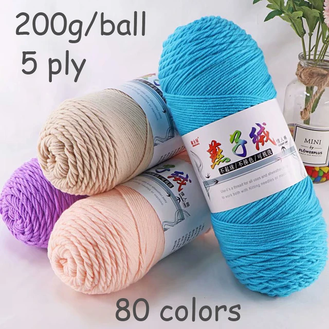 Milk Cotton Yarn Crochet Yarns  Soft Milk Cotton Yarn Hand - 10pcs  Knitting Yarn - Aliexpress