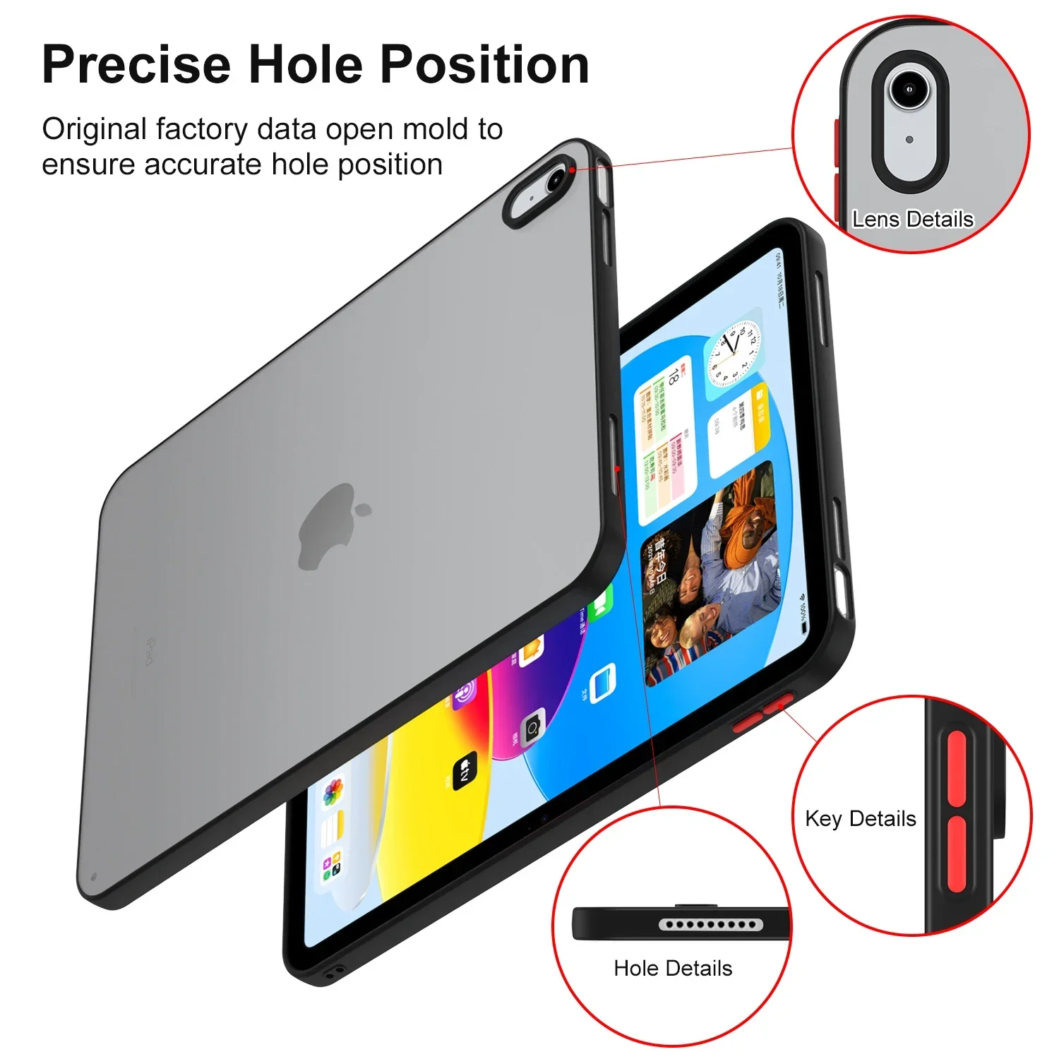 Versatile Tablet Case with Soft TPU Cover