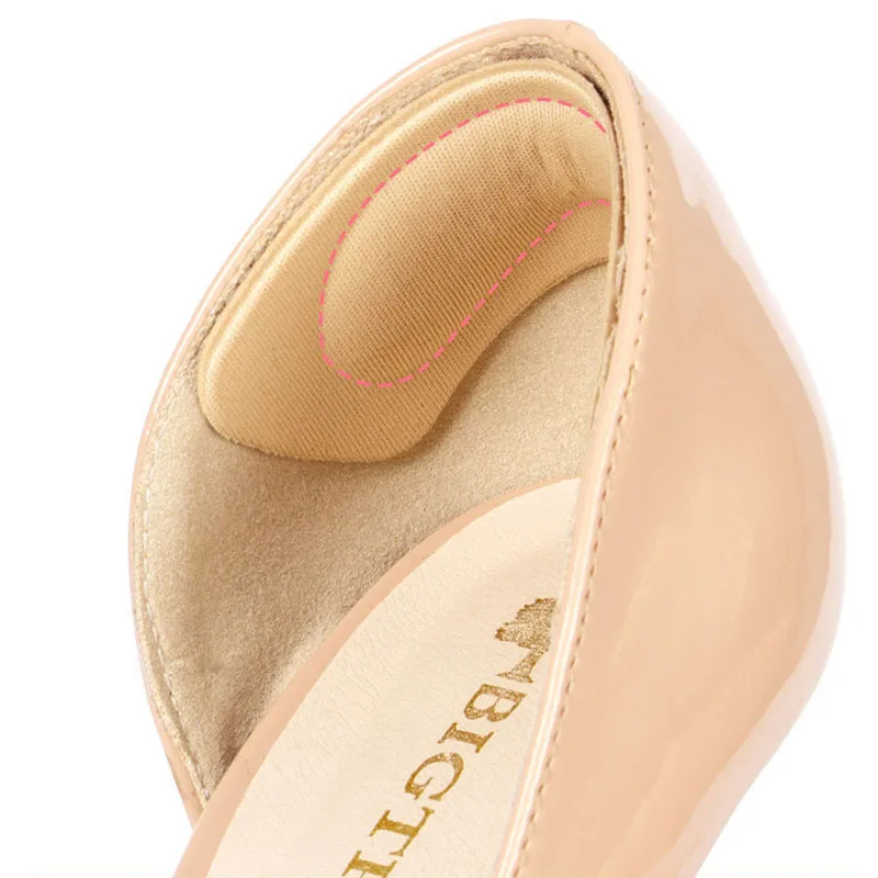1 Pairs Heel Insoles Patch Pain Relief Anti-wear Cushion Pads Feet Care Heel Protector Adhesive Back Sticker Shoes Insert Insole