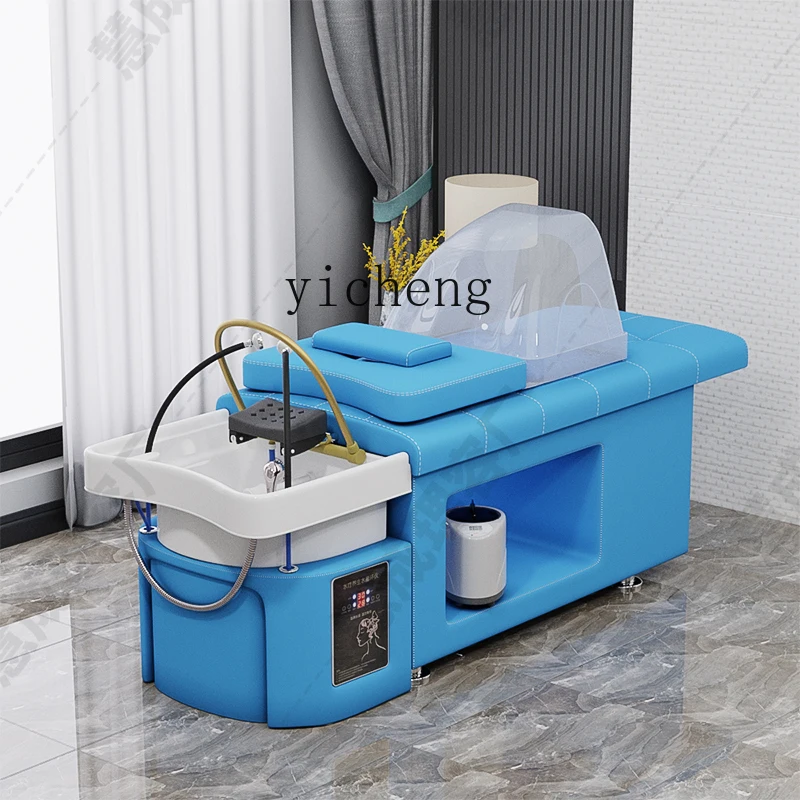 

Hair Saloon Dedicated Fumigation Phototherapy Water Circulation Head Therapy Bed Shampoo Chair