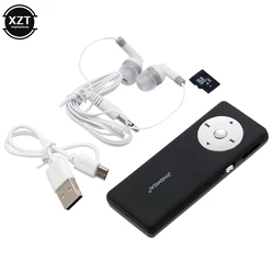 Compact Mini USB MP3 Music Player for Students and Sports Enthusiasts (Black)